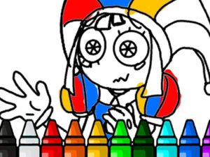 Pomni Coloring Book